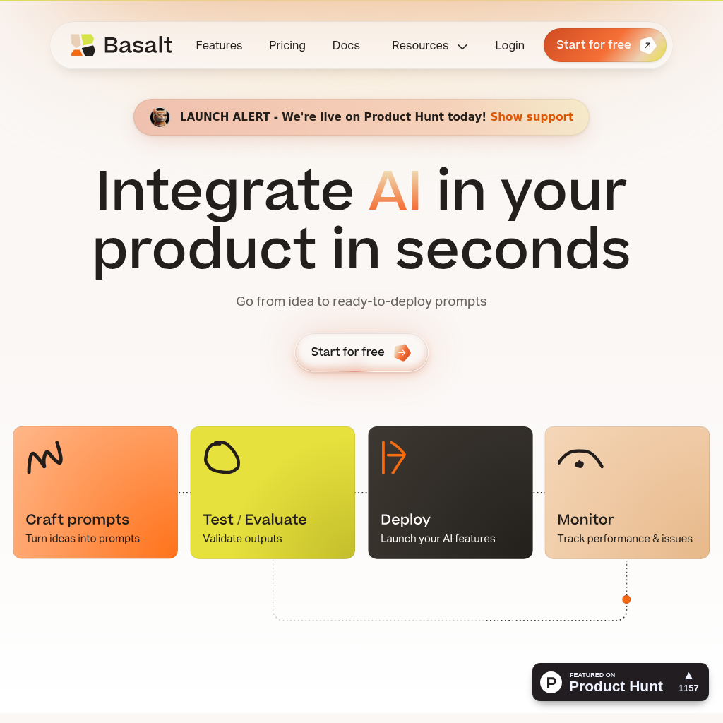 Basalt: Build AI Features that Work as a Team