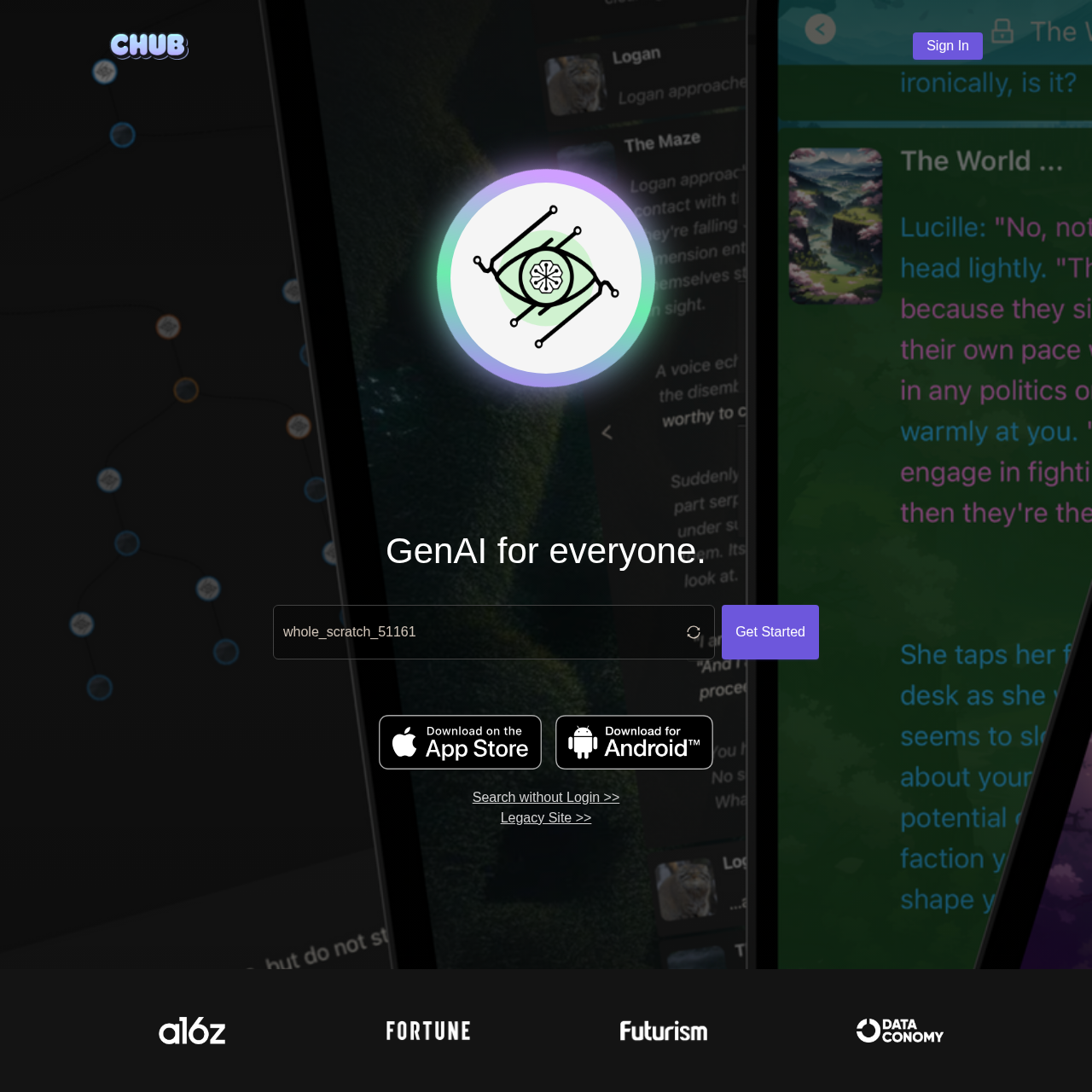 Unlock AI-powered character interactions for everyone.
