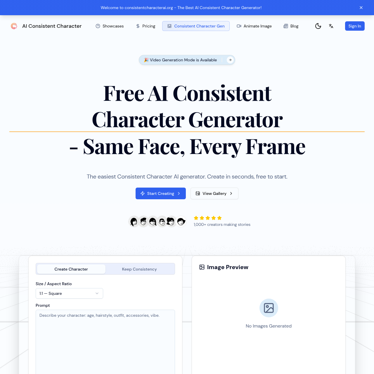 Create Consistent Characters Across All Your Images and Videos for Free