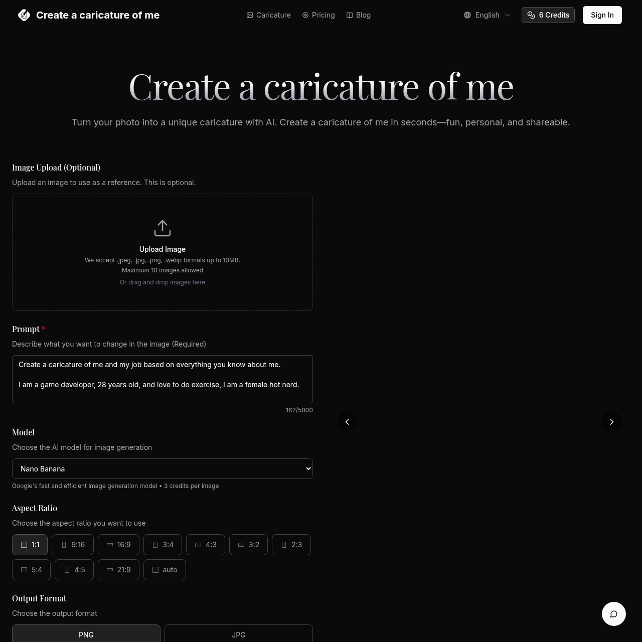 Create a Caricature of Me: Transform Your Photos into Unique AI-Generated Caricatures Instantly