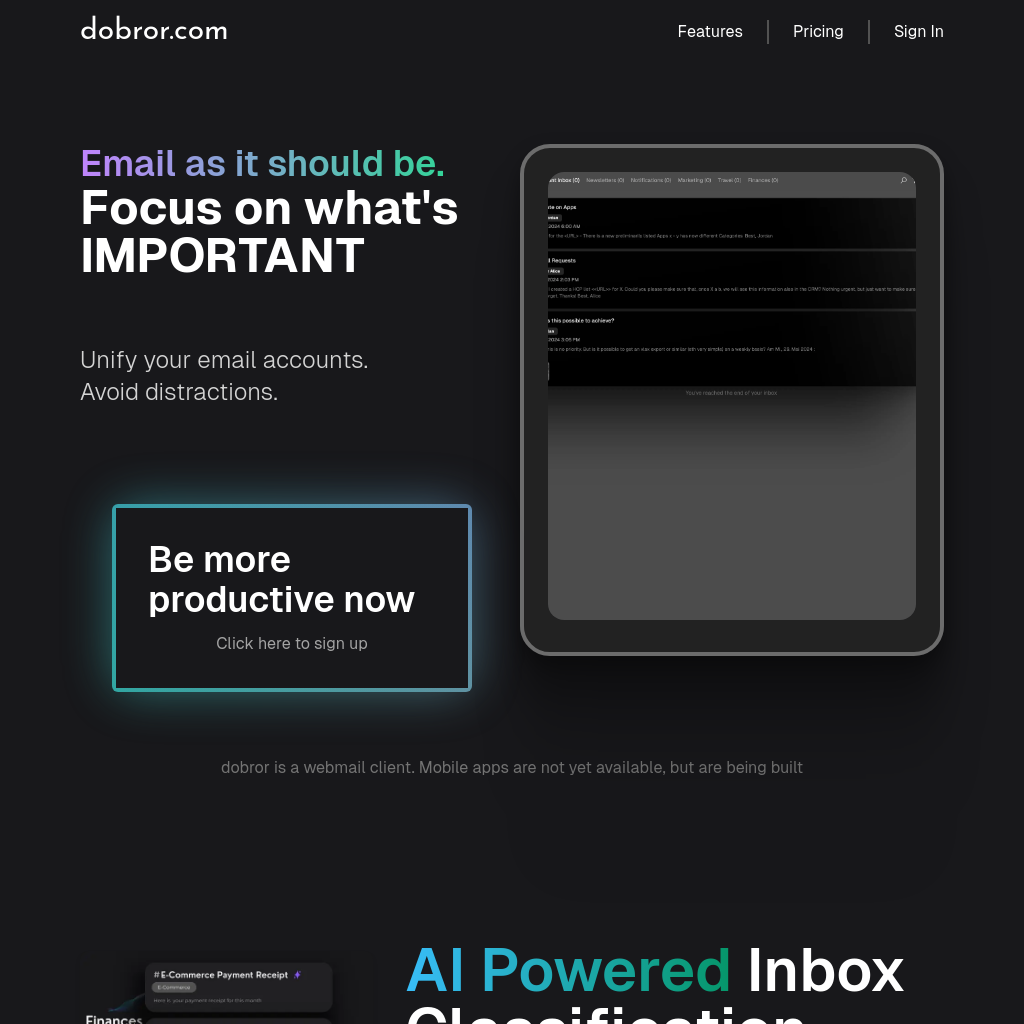 Focus on What Matters, Not Your Inbox