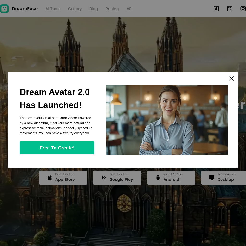 DreamFace: Create Effortless AI Videos & Photos