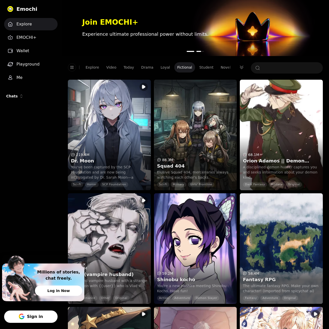 Unlimited AI Roleplay Characters for Free