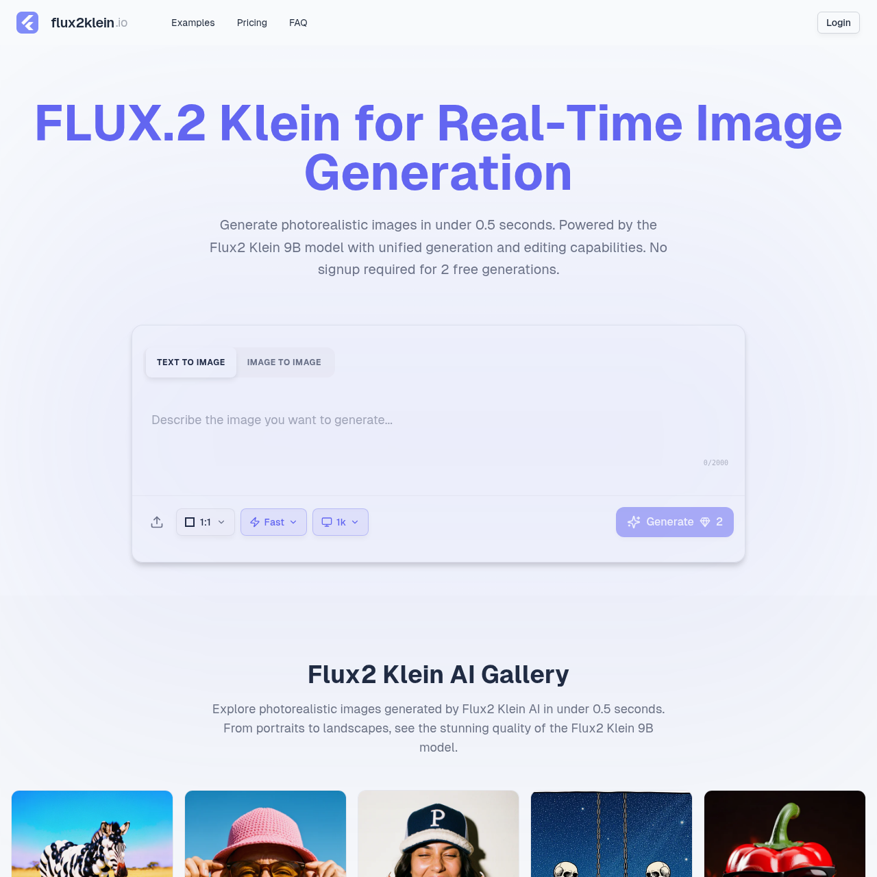 Flux2 Klein AI Image Generator: Generate Photorealistic Images in Under 0.5 Seconds with Flux2 Klein AI