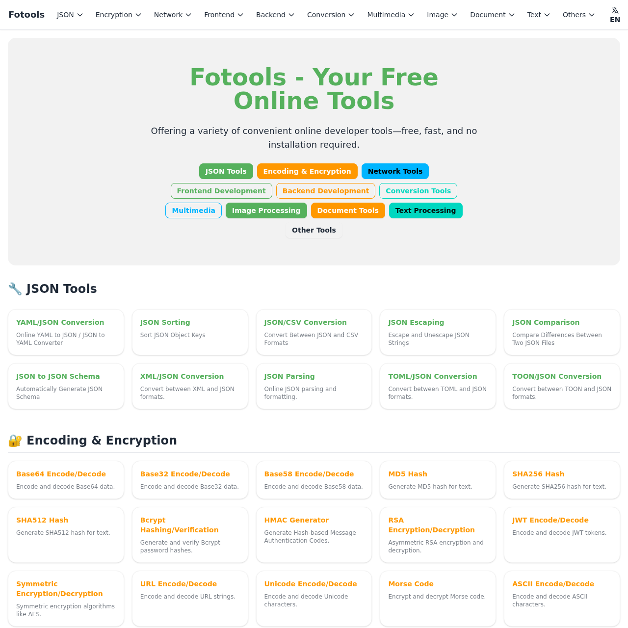 Over 200 Free Online Tools for Developers and Everyday Users: No Installation, Fast, and Reliable