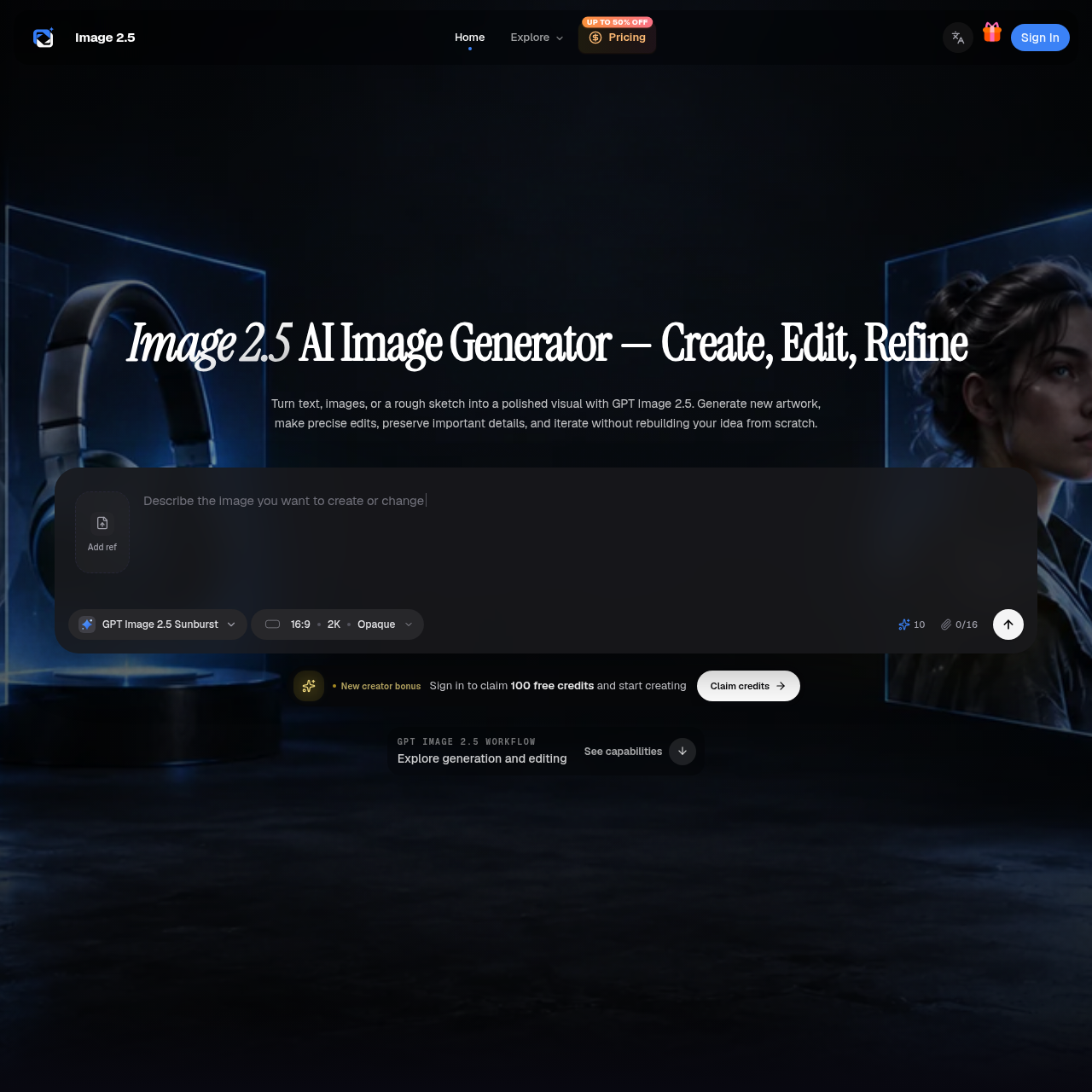 AI Image Generator & Editor