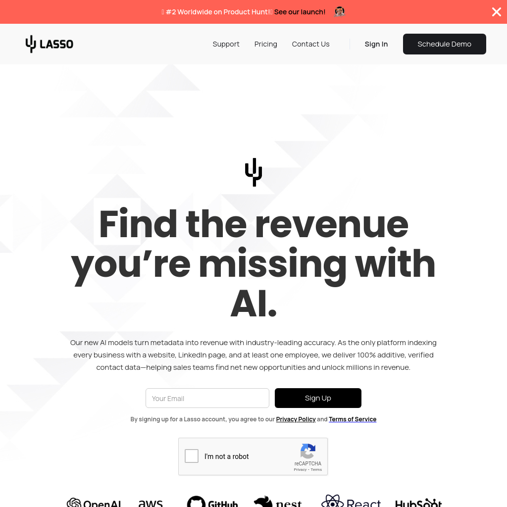 Unlock the revenue you're missing with accurate and up-to-date contact data