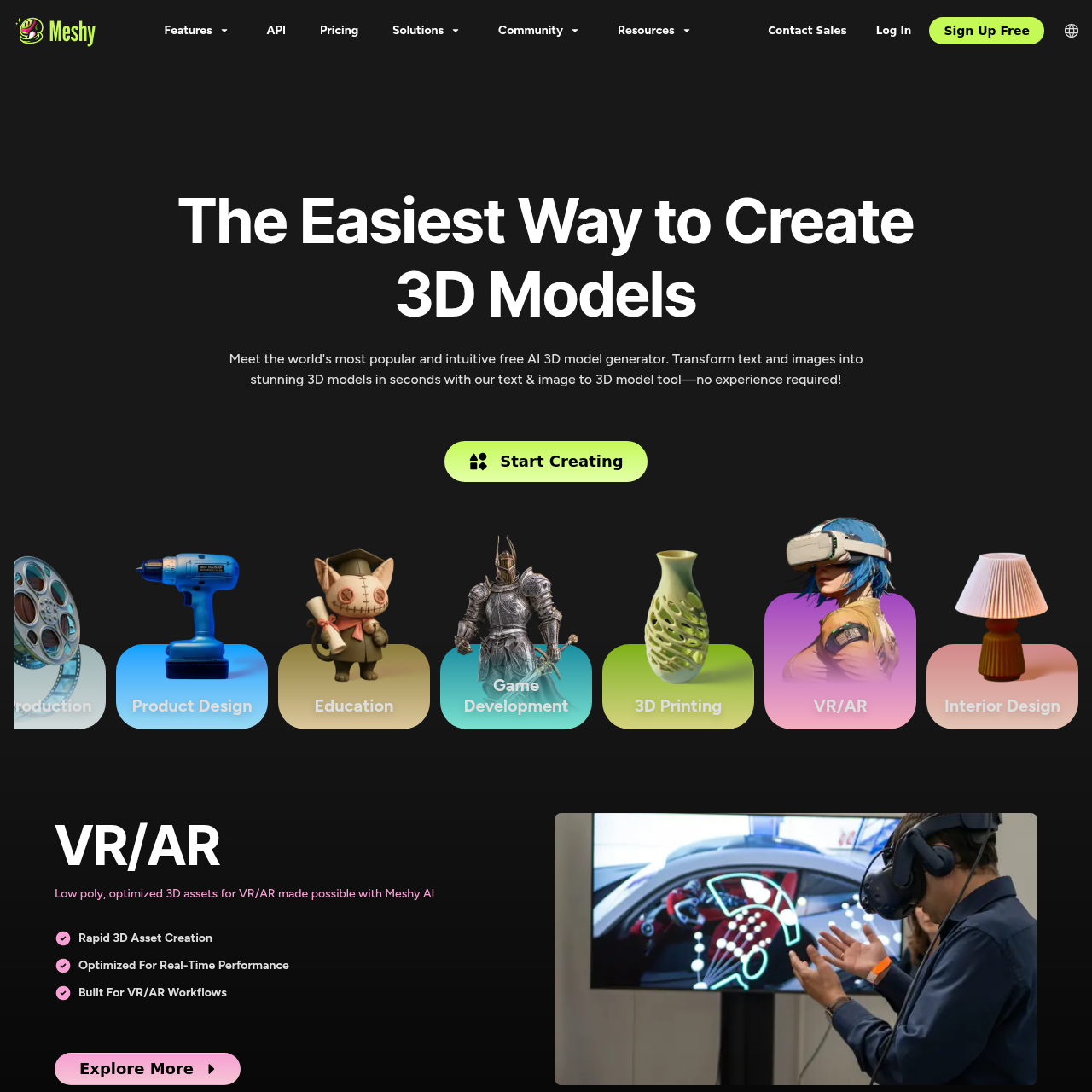 Meshy AI: Instantly Create High-Quality 3D Models from Text and Images with Meshy AI