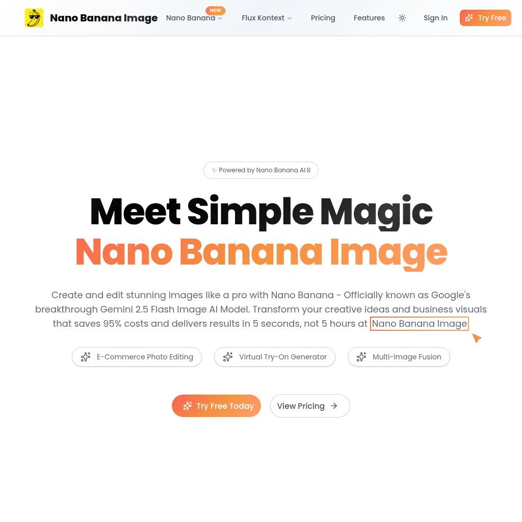 Nano Banana Image: Transform Your Creativity, Effortlessly