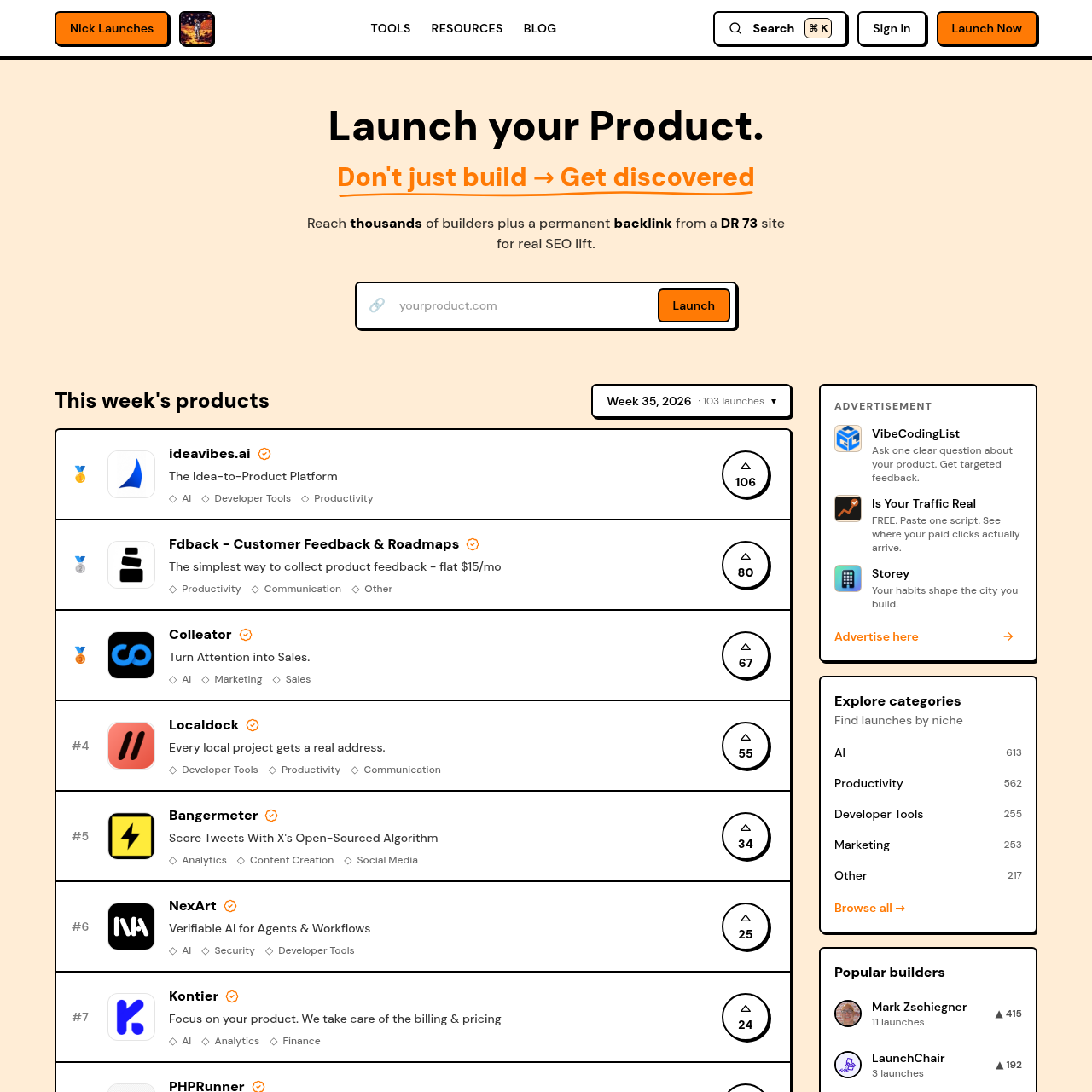 AI Product Launch Platform