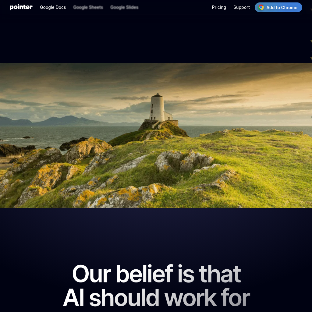 Pointer AI: Simplify Document Editing in Google Workspace | Pointer AI for Maximized Productivity