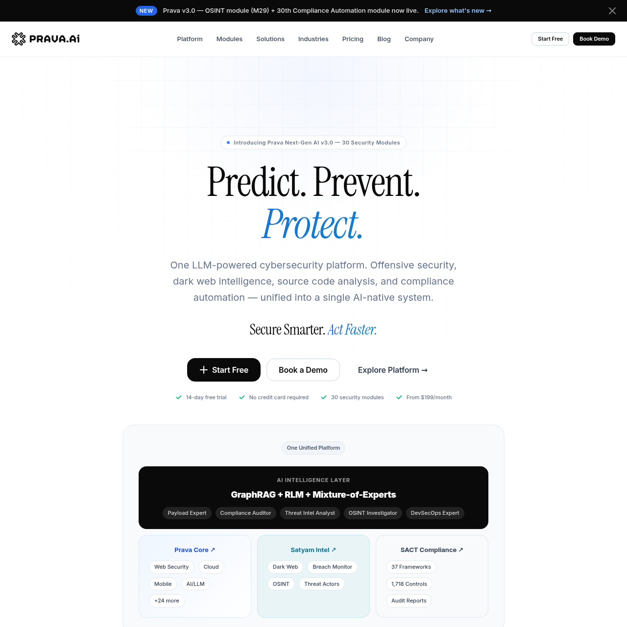 Cybersecurity platform with unified defense