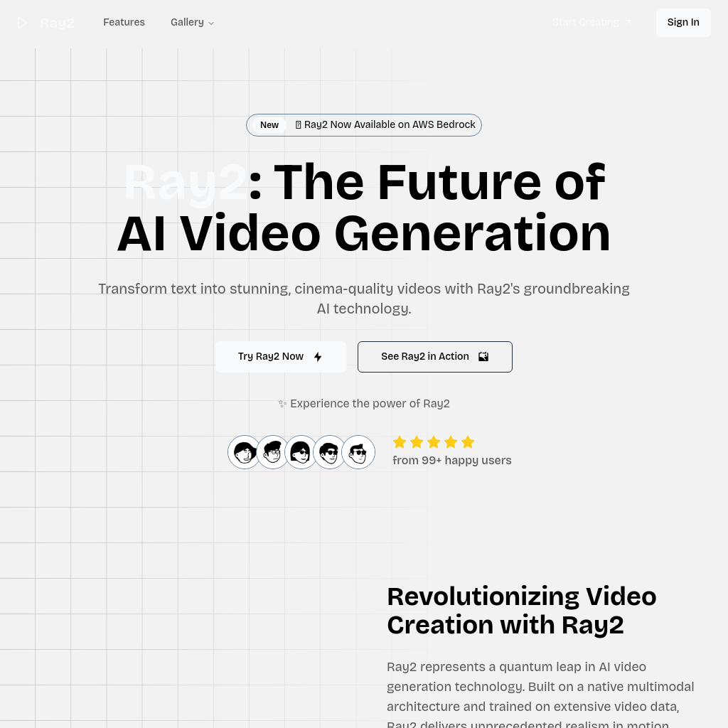 Ray2: Transform Your Vision into Stunning Videos with Ray2