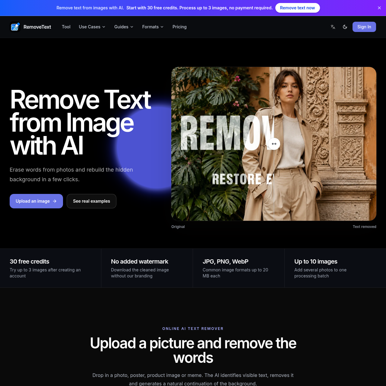 AI text remover