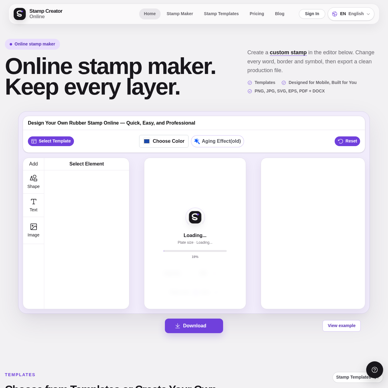 Custom Stamp Maker