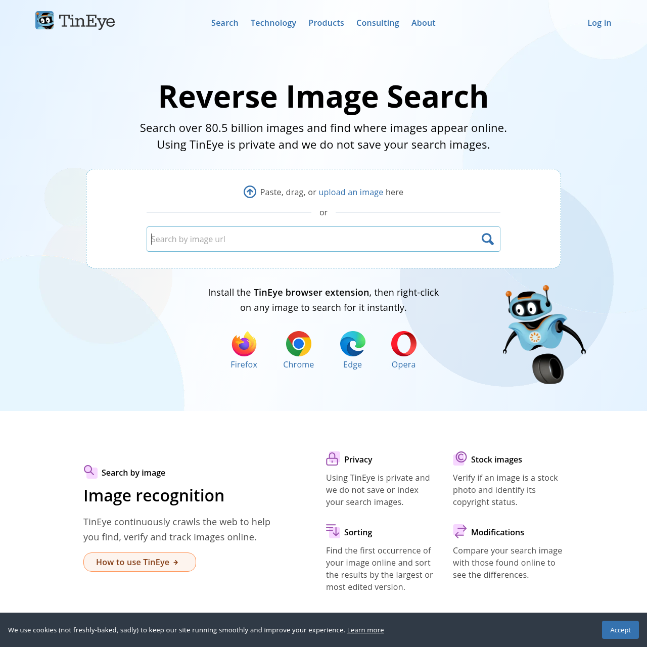TinEye: Reveal the power of images, everywhere