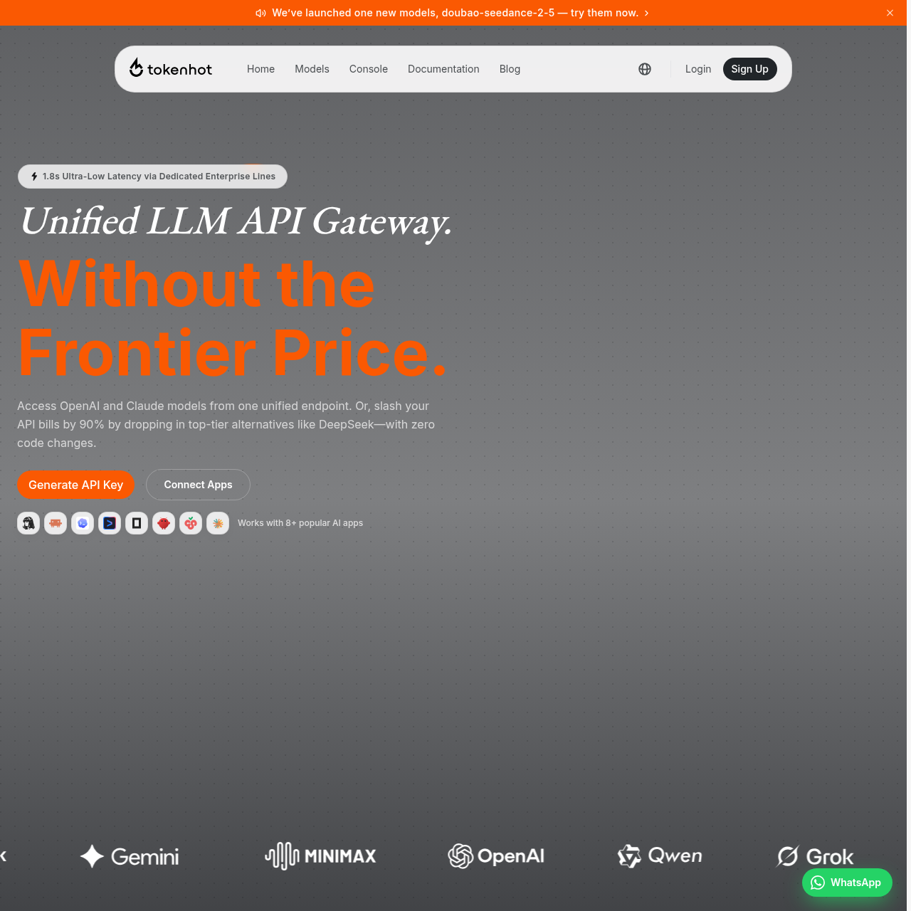 LLM API Gateway with Low Latency
