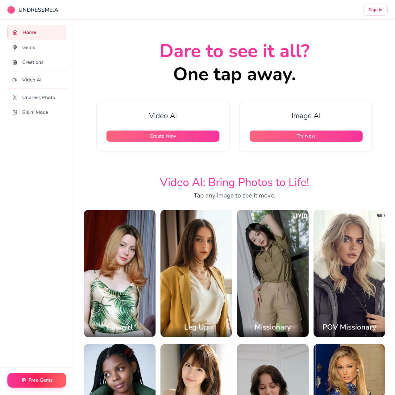 Free AI Nude Image & Video Generator