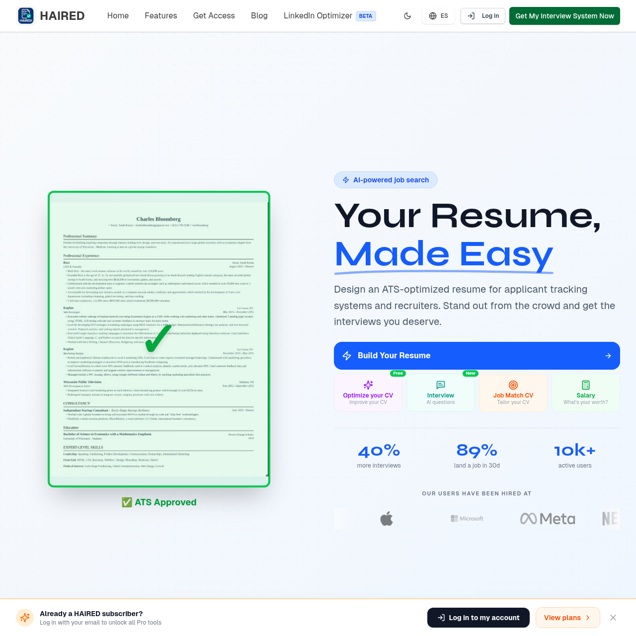 AI Resume Builder AI Resume Builder