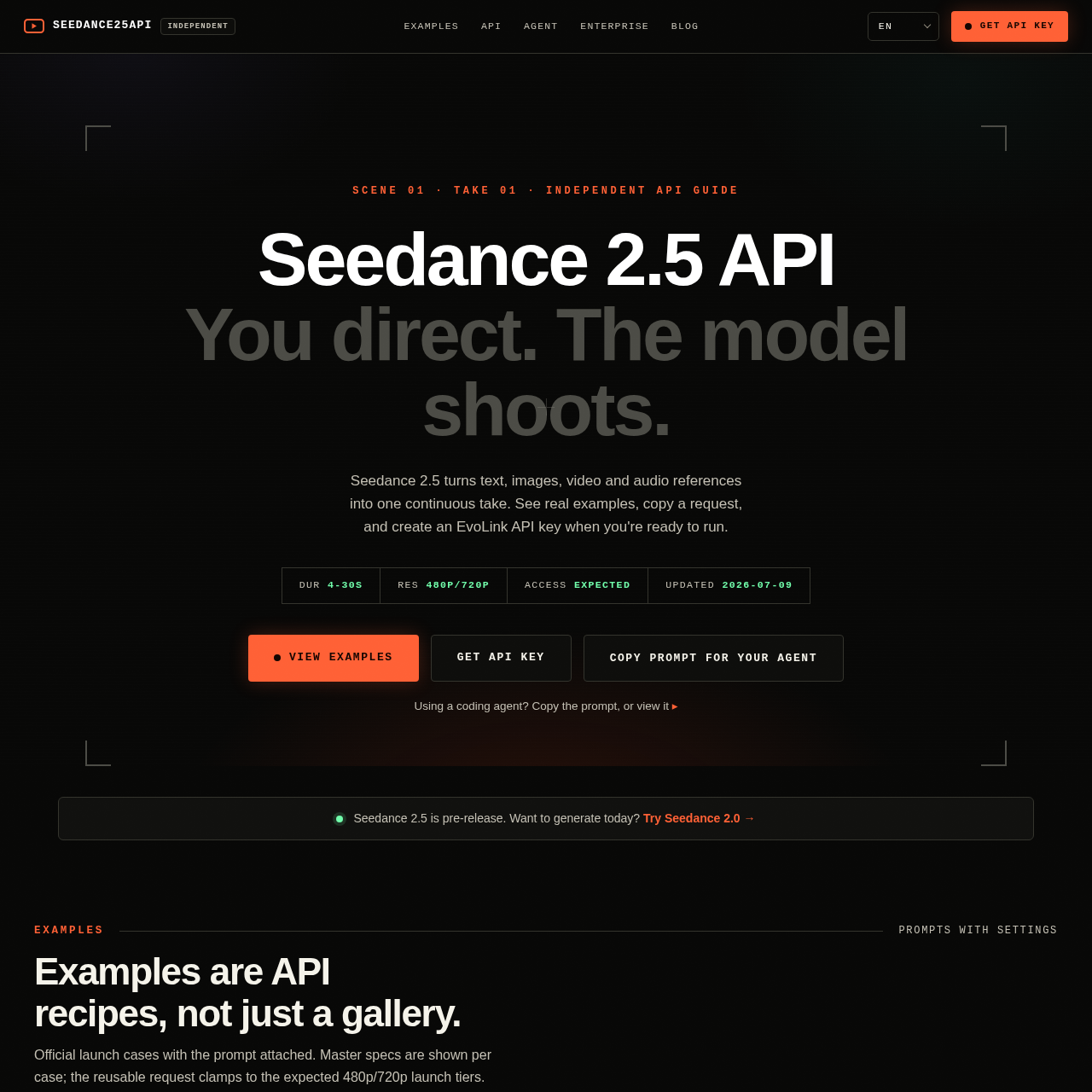 Video API for seamless transitions Video API for seamless transitions